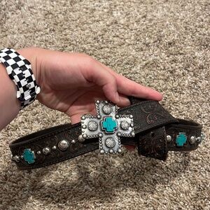 Ariat turquoise belt